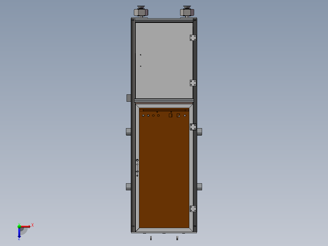 自动化丝杠升降机3D图纸 T153 非标自动化设备3D图纸3D模型俯视图