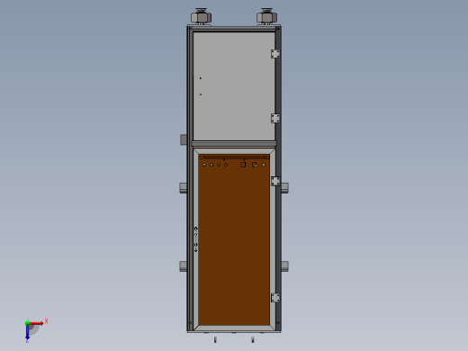 自动化丝杠升降机3D图纸 T153 非标自动化设备3D图纸3D模型俯视缩略图