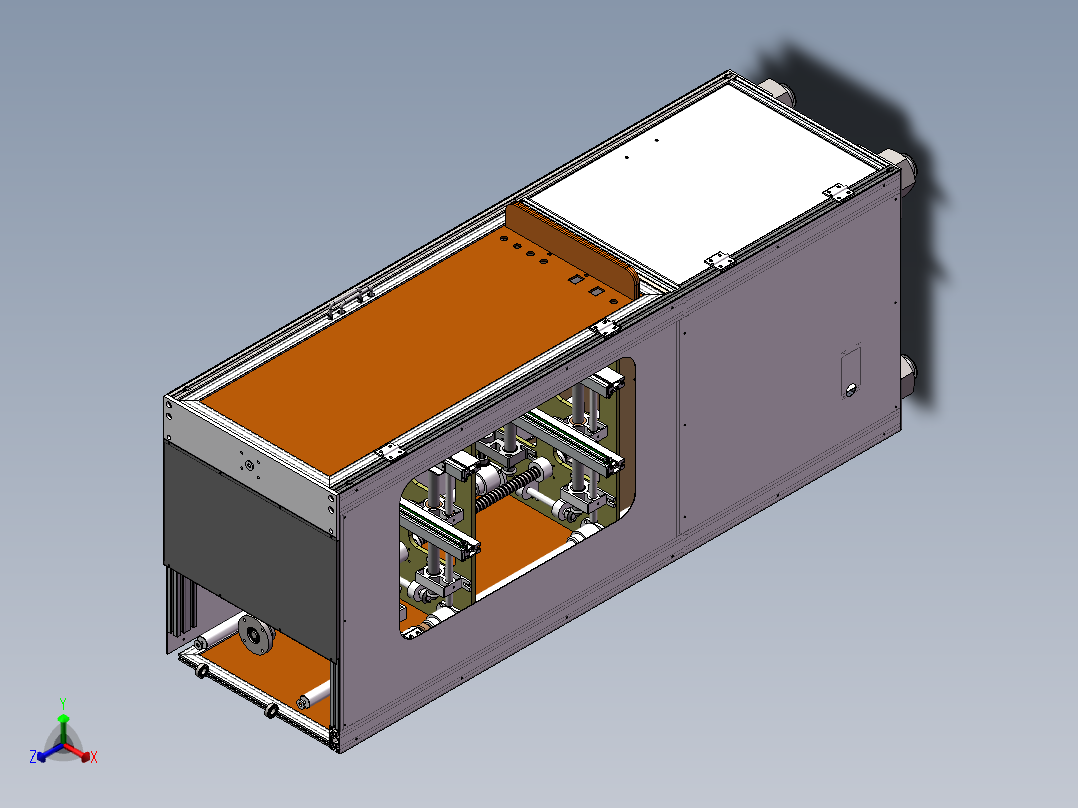 自动化丝杠升降机3D图纸 T153 非标自动化设备3D图纸3D模型正等轴测图