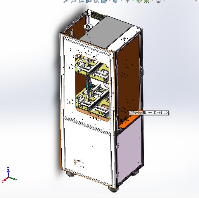 自动化丝杠升降机3D图纸 T153 非标自动化设备3D图纸3D模型