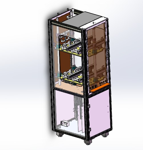 自动化丝杠升降机3D图纸 T153 非标自动化设备3D图纸3D模型