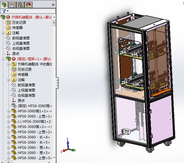 自动化丝杠升降机3D图纸 T153 非标自动化设备3D图纸3D模型