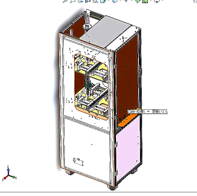 自动化丝杠升降机3D图纸 T153 非标自动化设备3D图纸3D模型