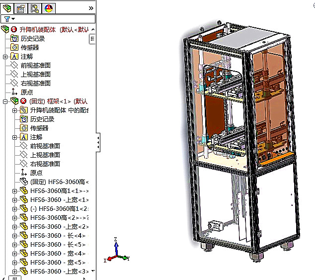 自动化丝杠升降机3D图纸 T153 非标自动化设备3D图纸3D模型