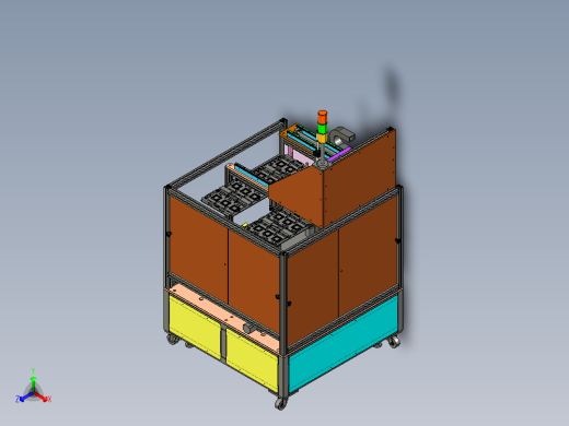 tray盘移载机 正等轴测缩略图