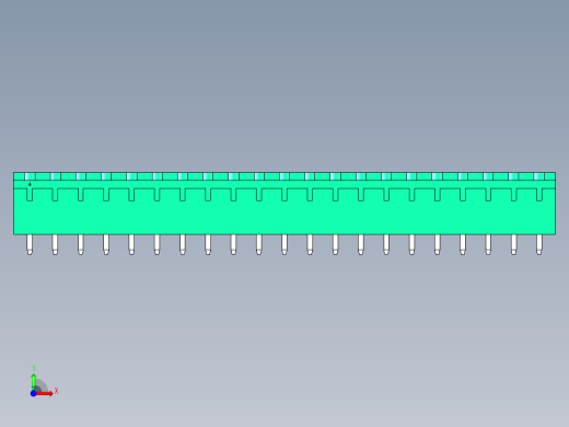 DEGSON 2EDG 系列 5.0mm 可插拔接线端子组-2EDGVC-5.0-21P-14-00AH前视缩略图