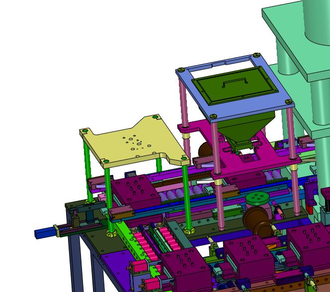 循环式模具填粉冲压线