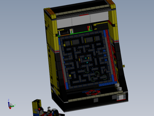 吃豆人街机立体拼装