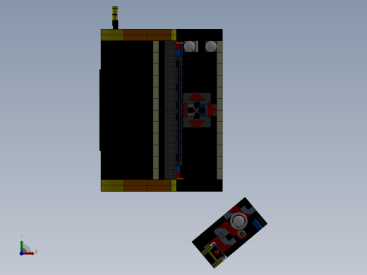 吃豆人街机立体拼装前视缩略图