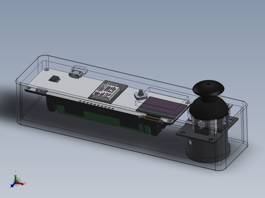 详解的触屏控制盒设计模型