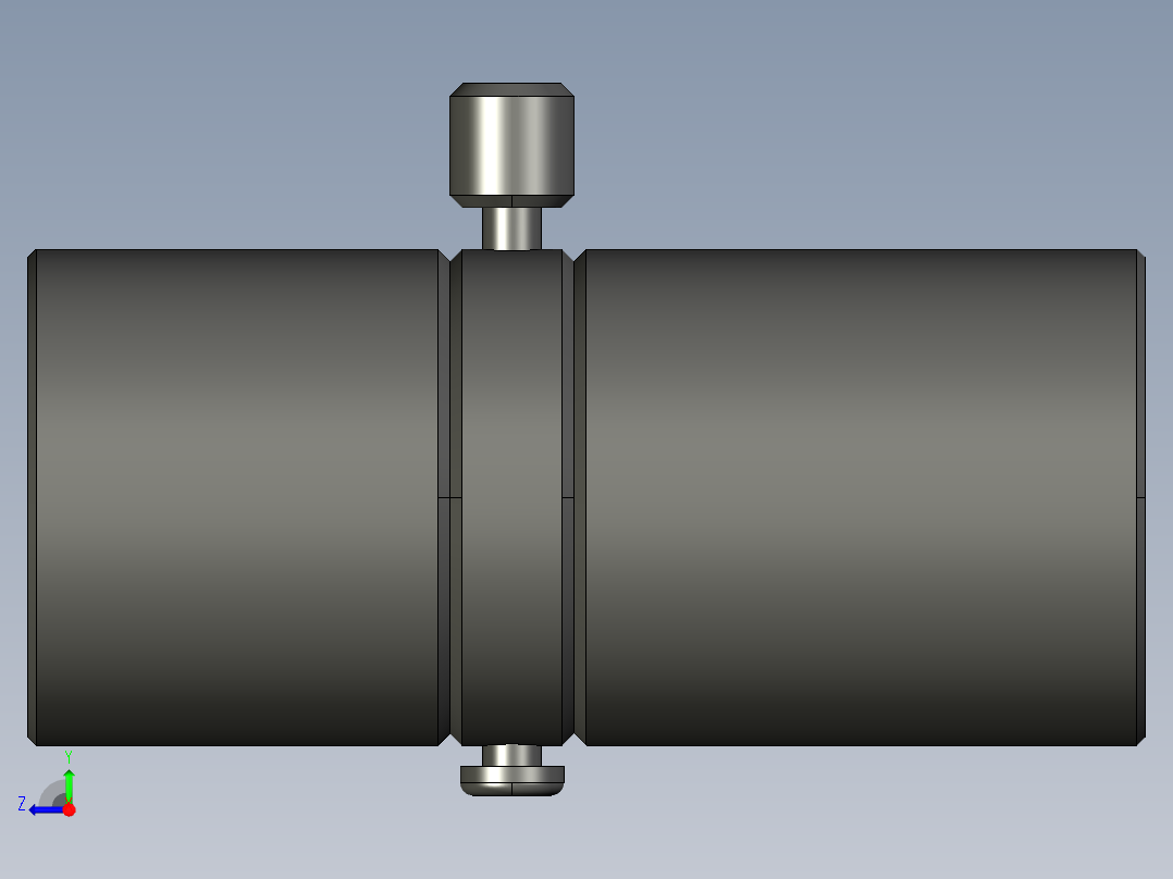 基恩士CA-LS30_kc图纸模型右视图