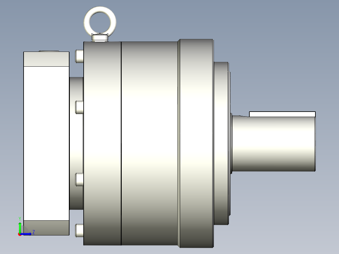 多摩川行星减速机TL-205-L1-35KA35左视图
