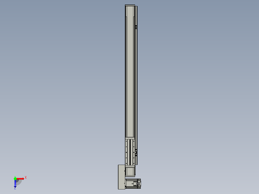 欧规系列-LB8-L75-S1000-BR-ZP75-C3俯视图