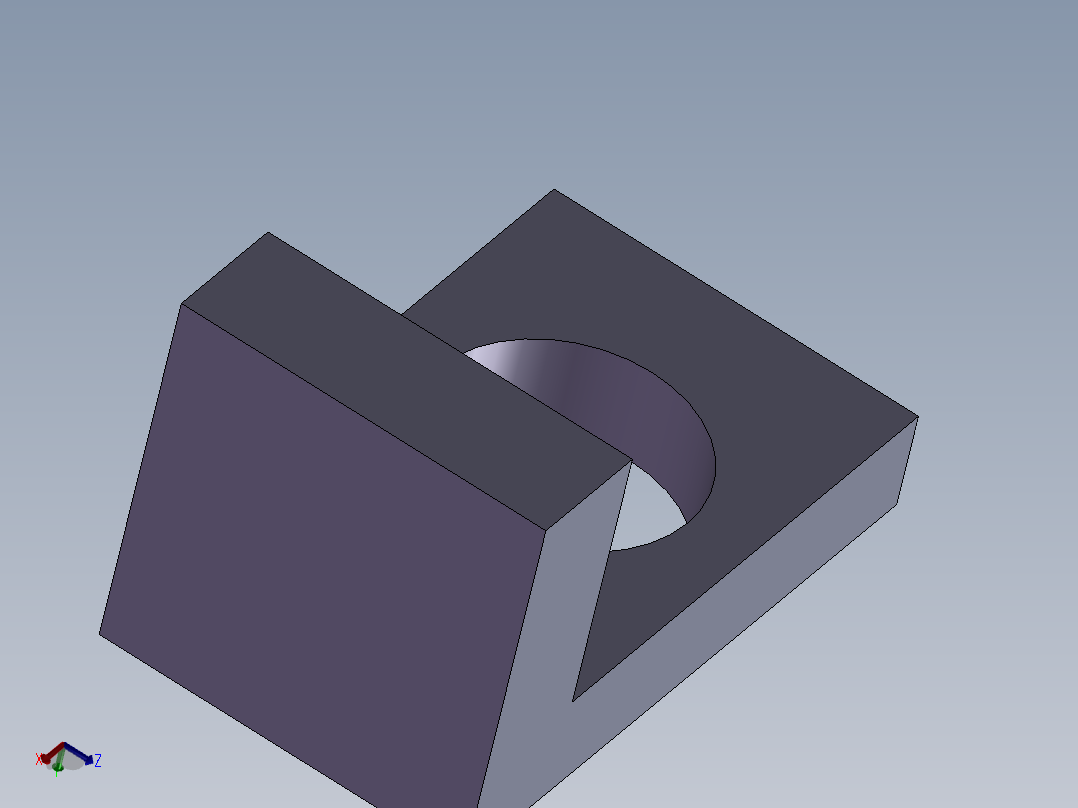 S15 气缸座主视图