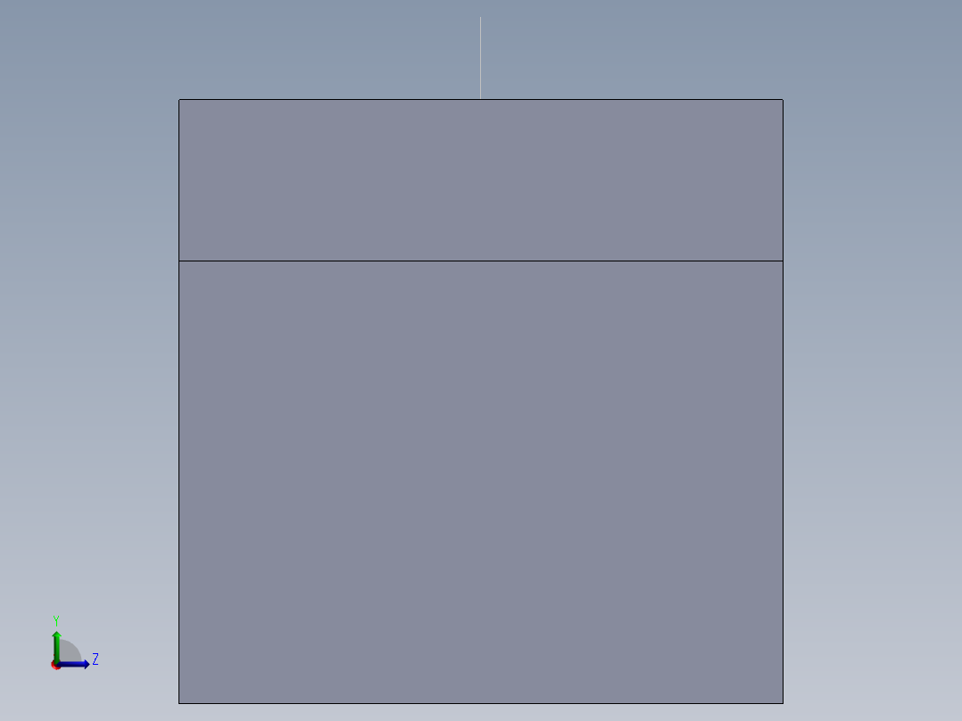 S15 气缸座左视图