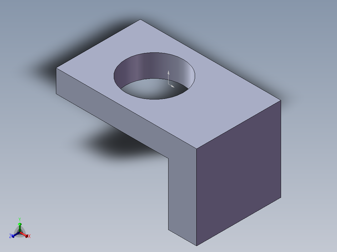 S15 气缸座正等轴测图