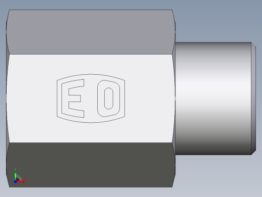 卡套式工业通用硬管接头EO_Swivel_connector_GAI08LR71X前视缩略图