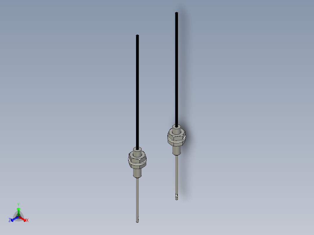 侧视光纤_对射型FT-F313-S正等轴测图