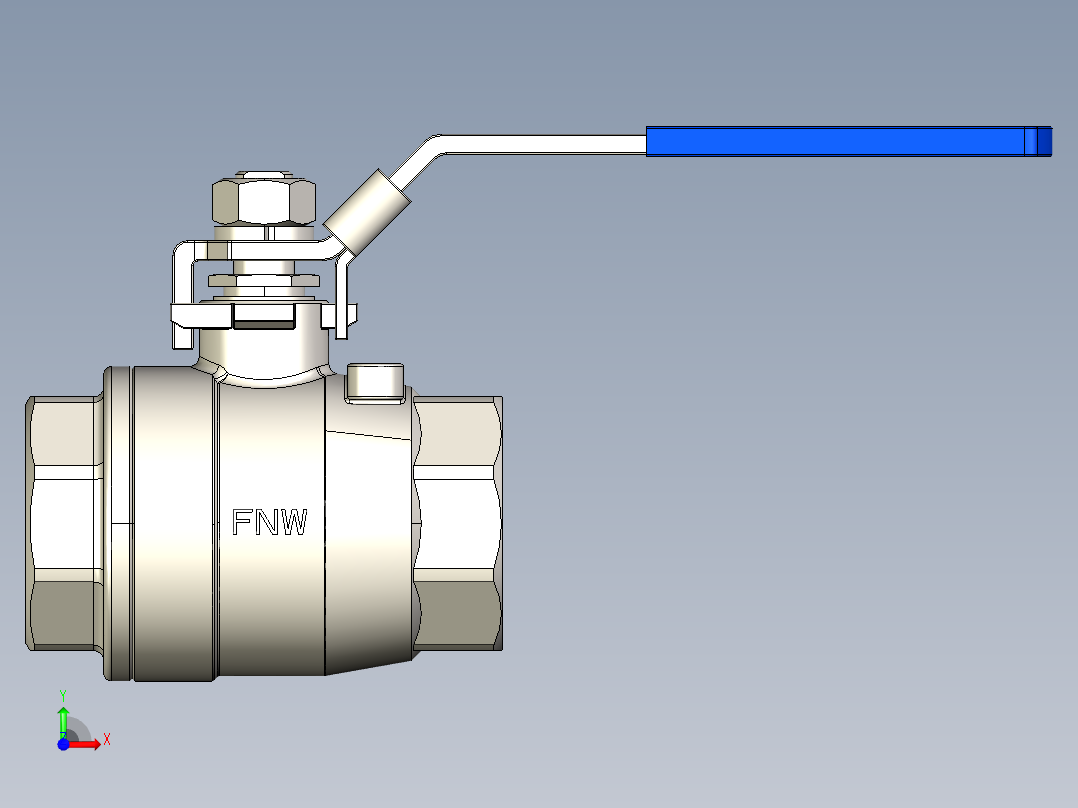 阀门模型-__________DN32前视图