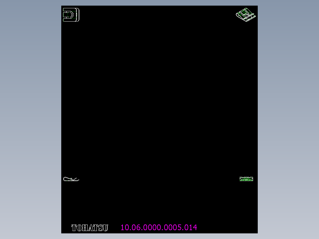 BC華司10.-2D多系列多零件图纸模型