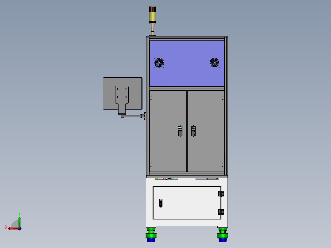 IP电池组装后视图