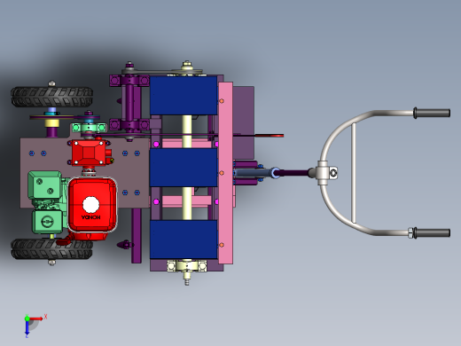 大蒜播种机31俯视缩略图