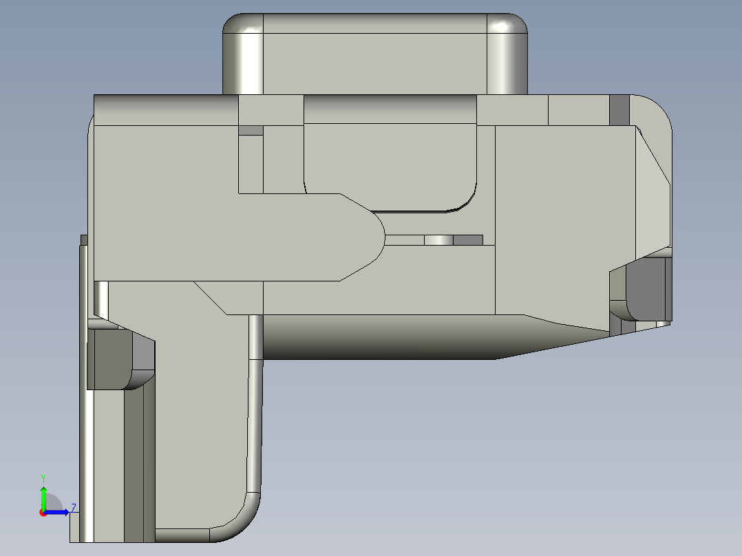 14.5㎜ x 2.2㎜侧面操纵边缘贴装轻触开关左视图