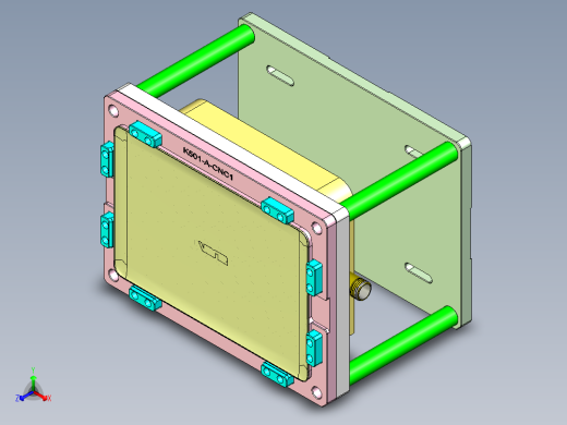 k501-A-笔记本CNC工装夹具三维模型CNC1-1105