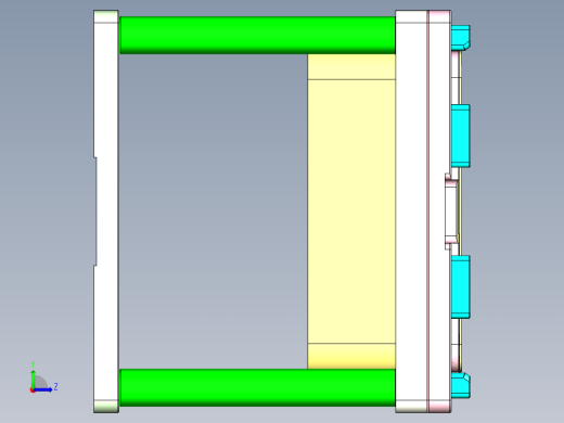 k501-A-笔记本CNC工装夹具三维模型CNC1-1105左视缩略图