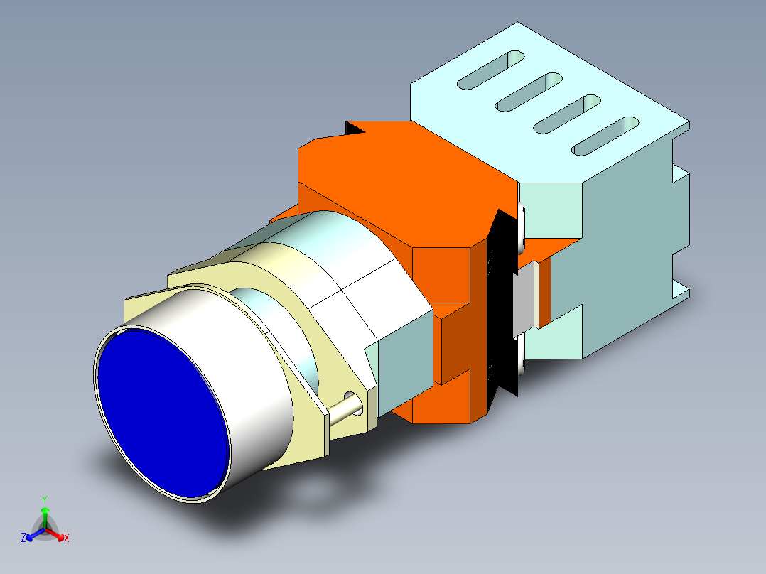 德力西电气LAY8-11D 蓝