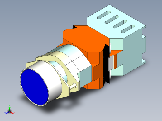 德力西电气LAY8-11D 蓝