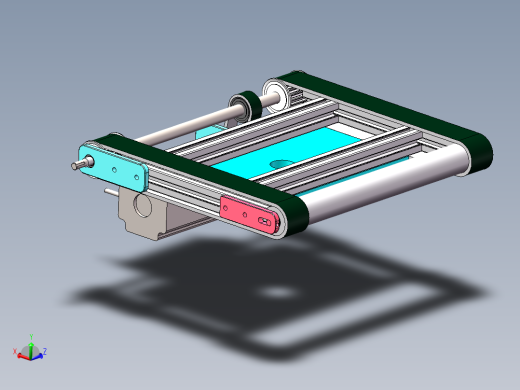 0.37米0.35米双皮带输送机