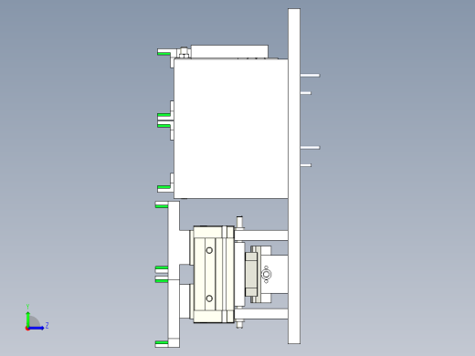 变频夹抓和一分二夹抓左视缩略图