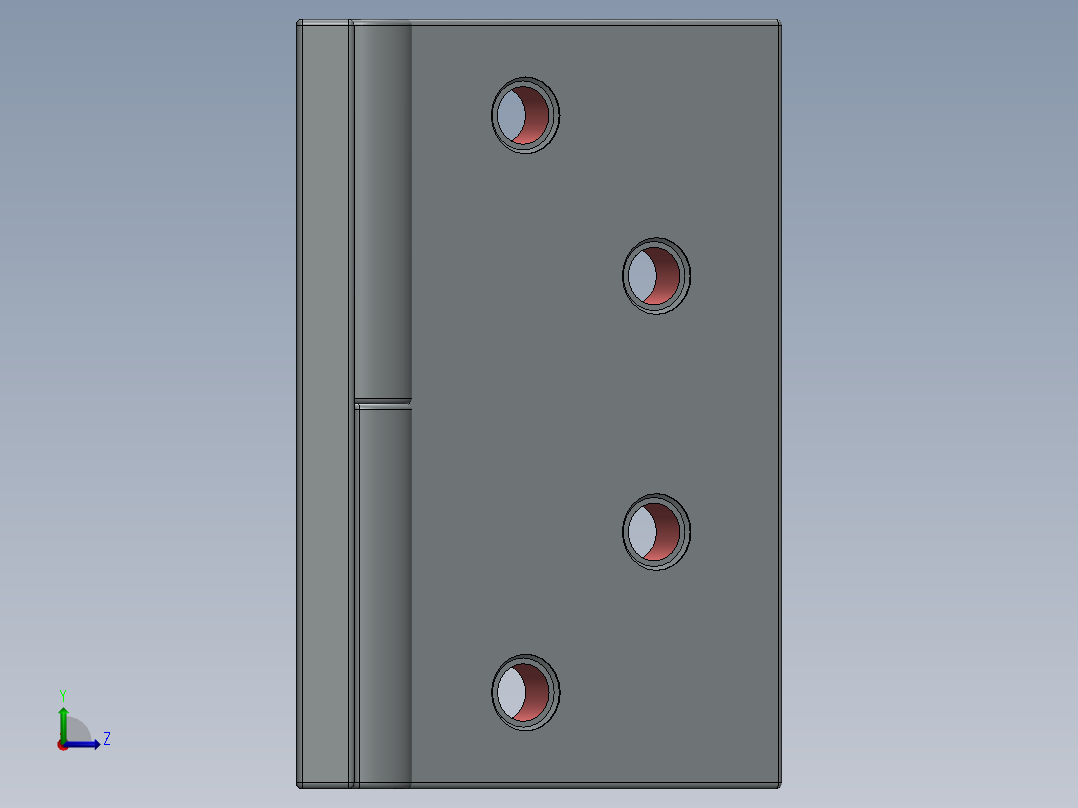 合页、铰链(58)左视图