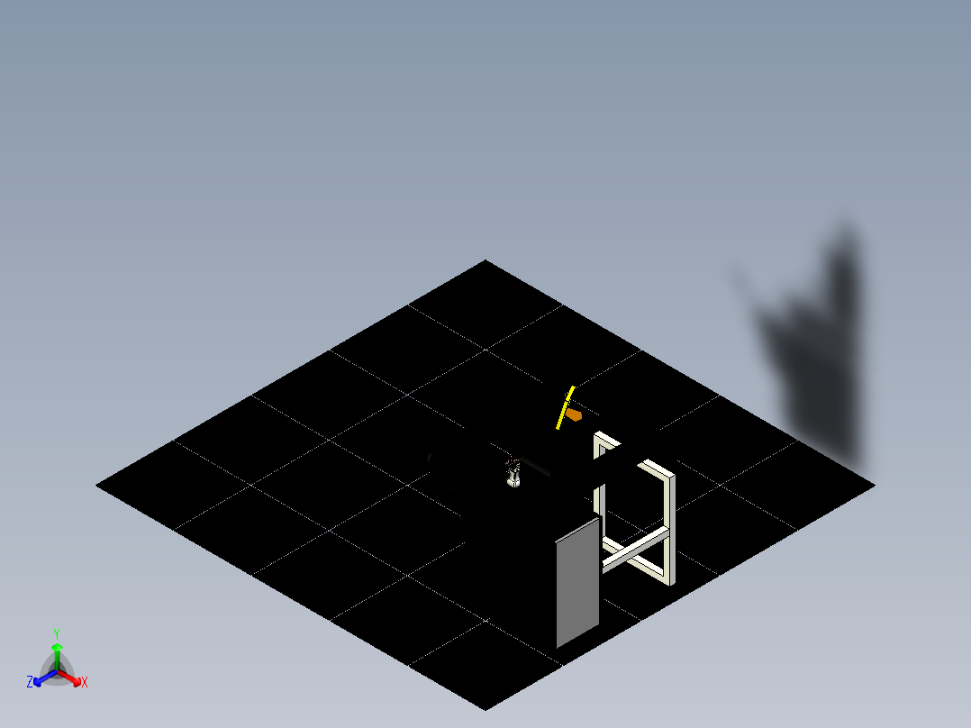 B2004582-梳妆台设计正等轴测图