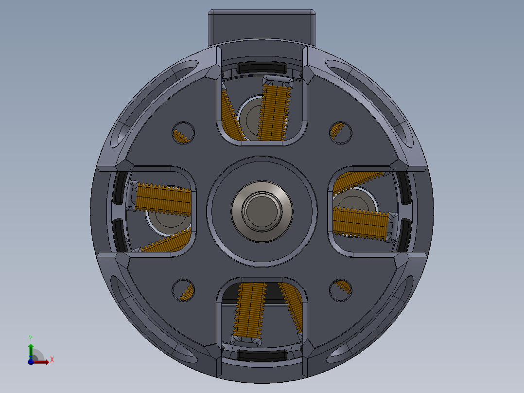 直流电机、电机(5)前视图