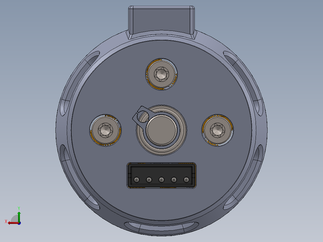 直流电机、电机(5)后视图