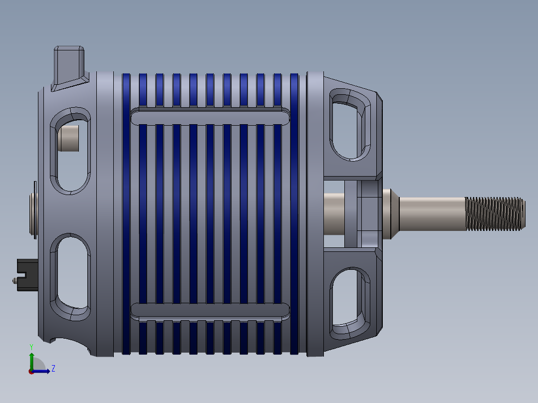 直流电机、电机(5)左视图