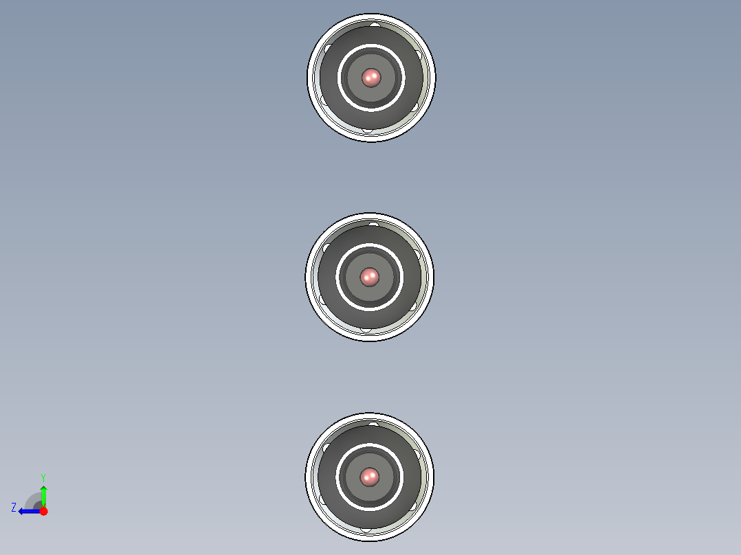 高亮变焦强光照明产品设计右视图