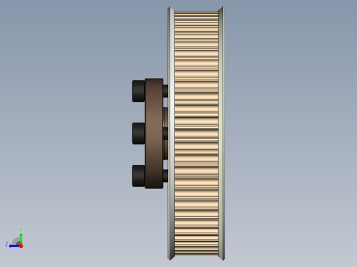 皮带轮右视缩略图