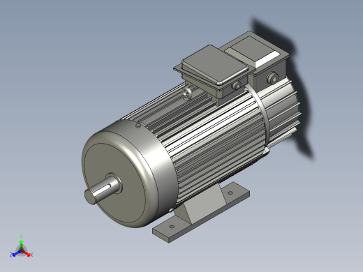 YZR280M电动机副主视缩略图