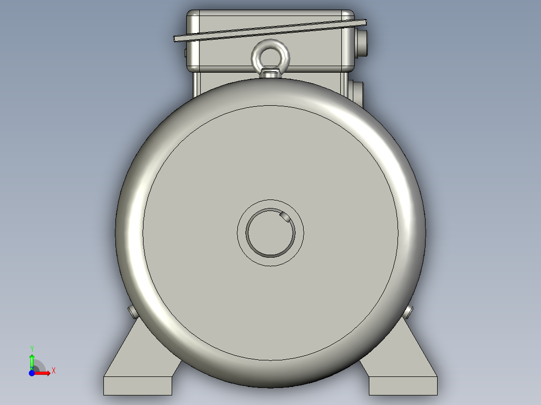 YZR280M电动机副前视图