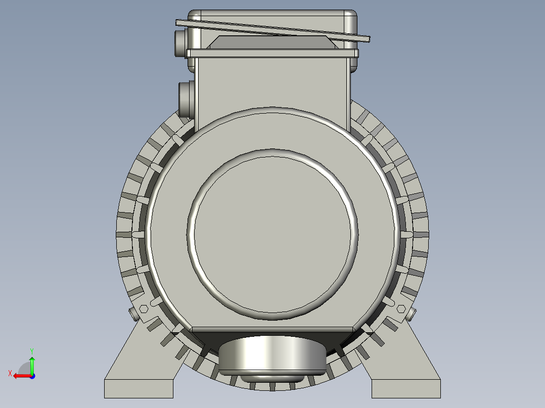 YZR280M电动机副后视图