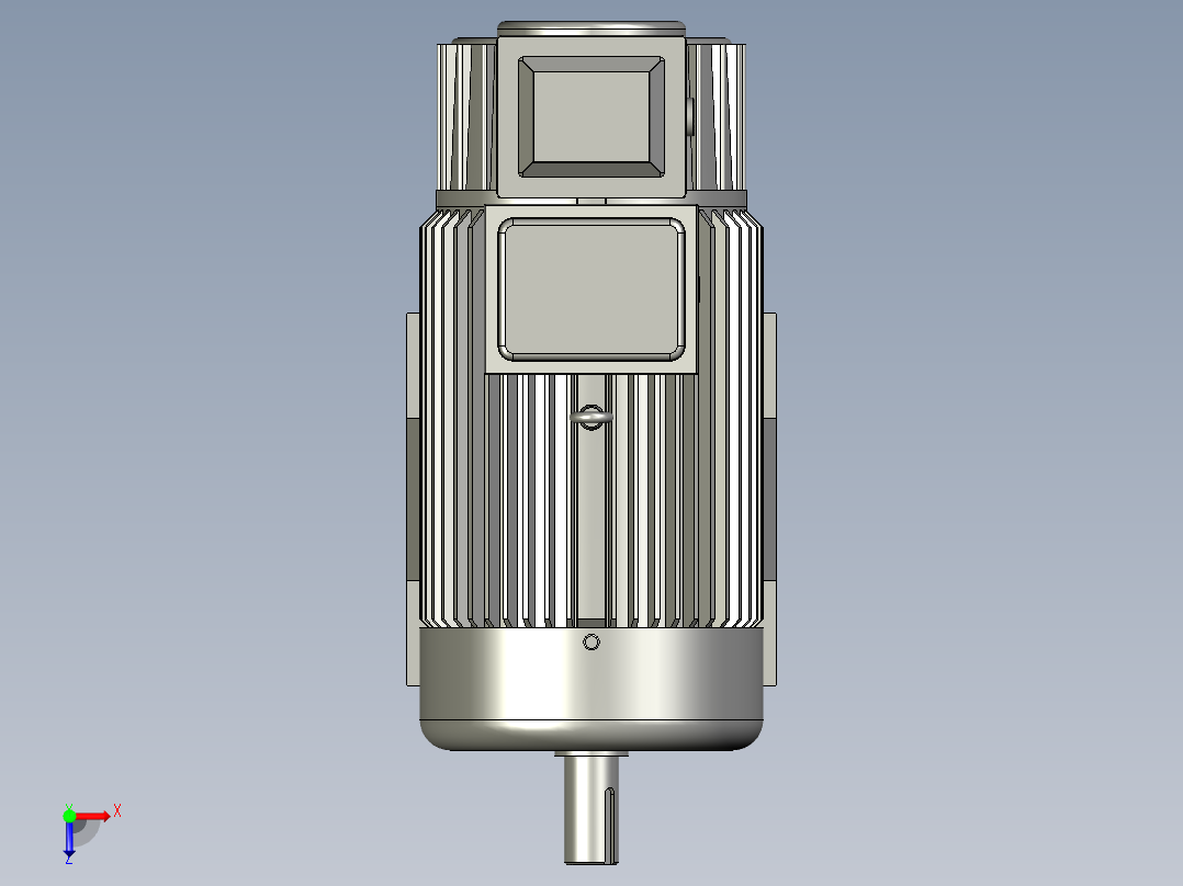 YZR280M电动机副俯视图