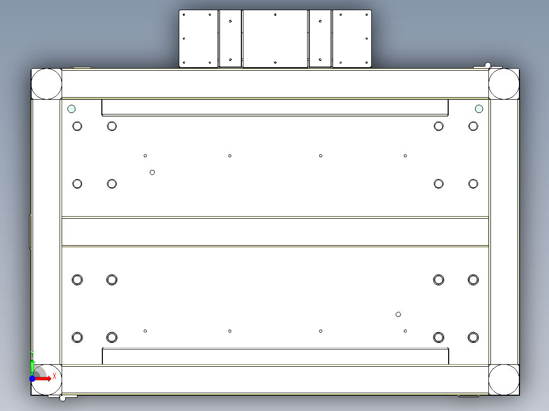 多工位小型压机设计前视图
