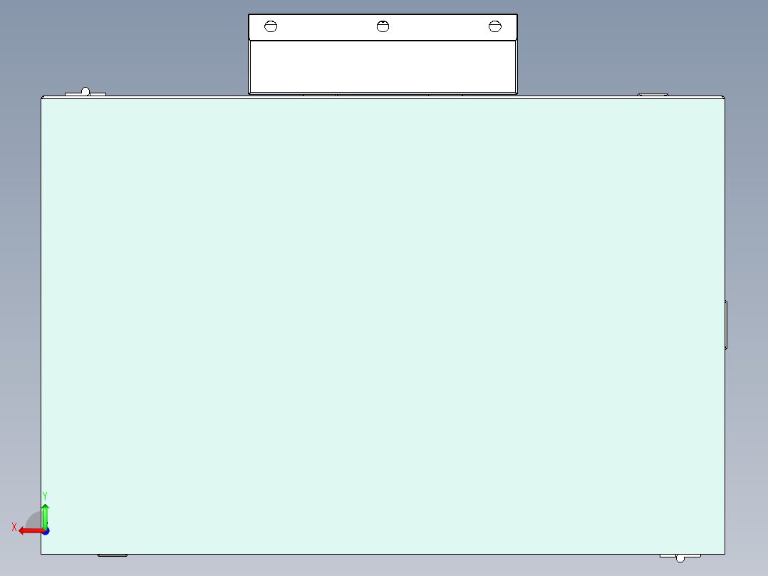 多工位小型压机设计后视图