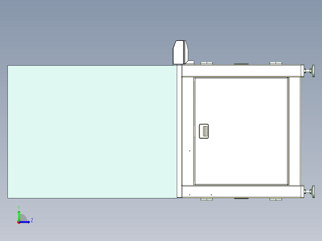多工位小型压机设计左视图