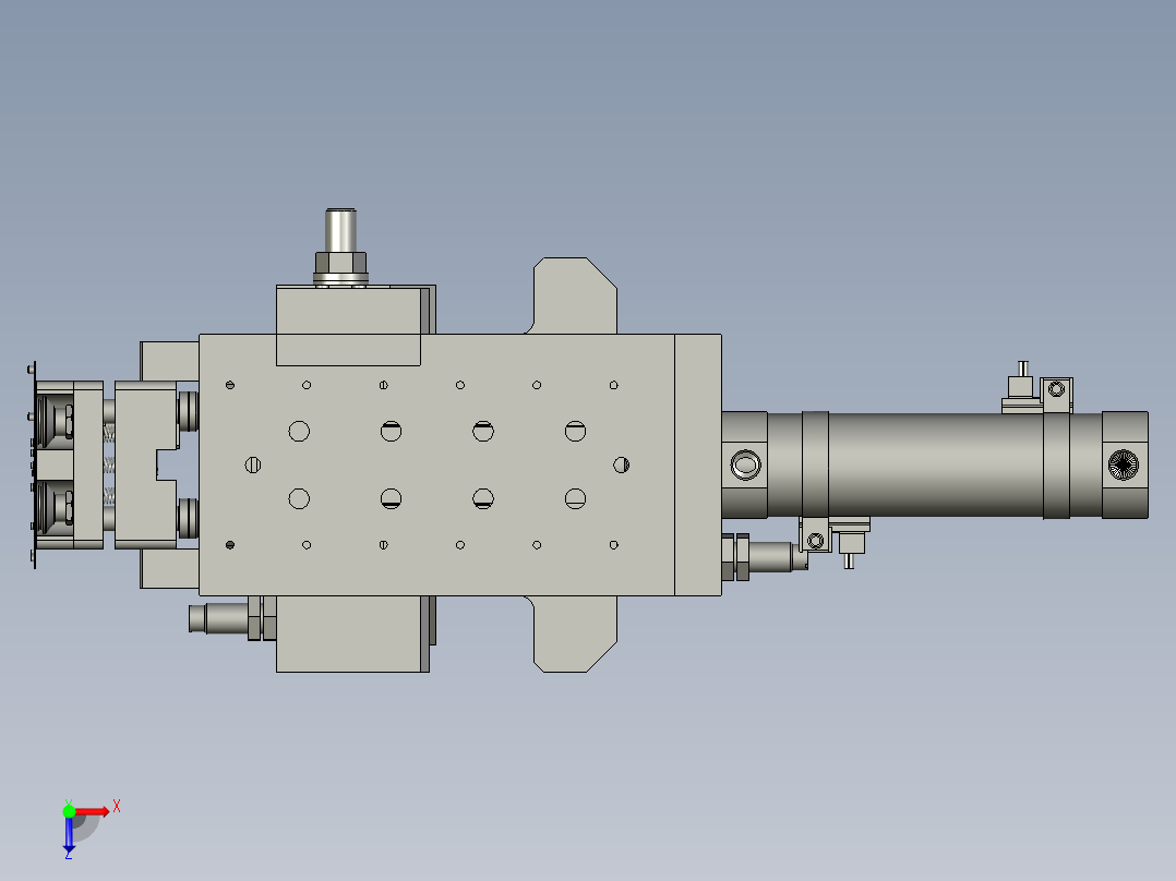 第1台SP卸料旋转组件-428俯视图