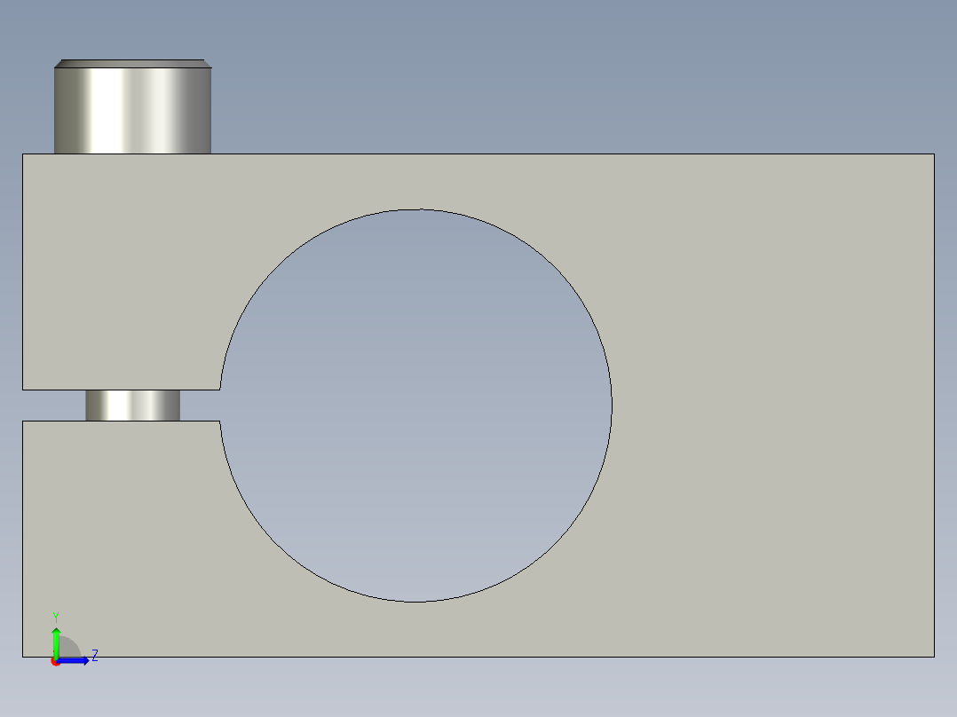 LJ-CJ-00固定夹RDU06-D25怡和达左视图