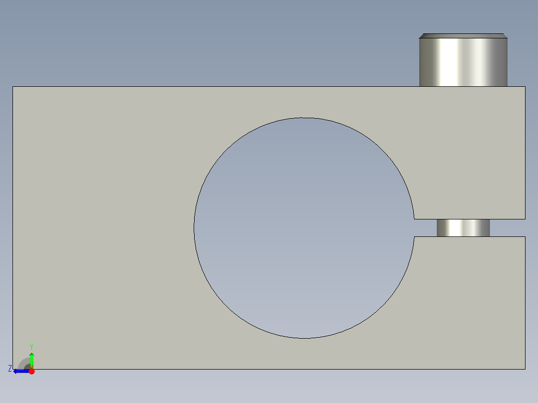 LJ-CJ-00固定夹RDU06-D25怡和达右视图